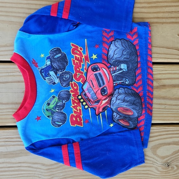 Nickelodeon Blaze Pajama Set- Boys 24 Months - Picture 2 of 8